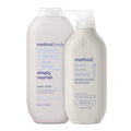 Method Body Wash (18oz) and Lotion (14oz) Gift Set, Simply Nourish