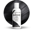 Adore Semi-Permanent Hair Color - Vegan & Cruelty-Free Black Dye | 118 Off Black, 4 Fl Oz