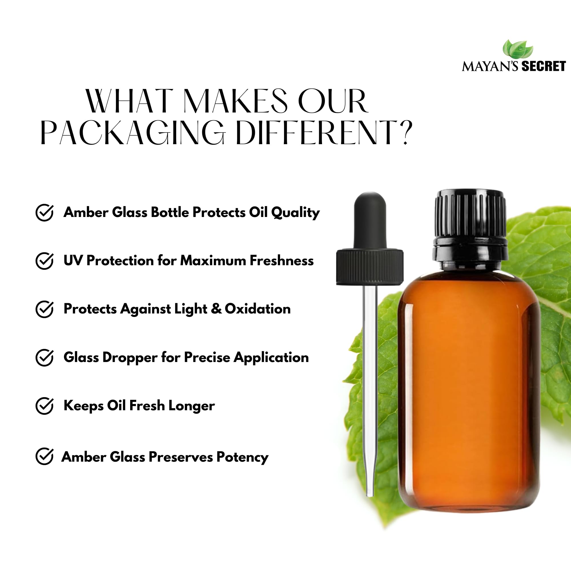 Pure Carrier and Essential Oils for Skin Care, Hair, Body Moisturizer for Face-Anti Aging Skin Care (Peppermint Oil, 4oz)