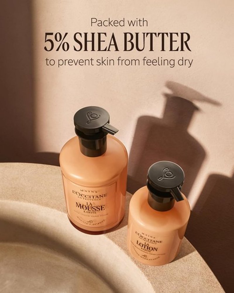 L'OCCITANE Fast Absorbing Hand & Body Cream - Intensive Shea Butter & Verbena Citrus Moisturizer for Dry Skin