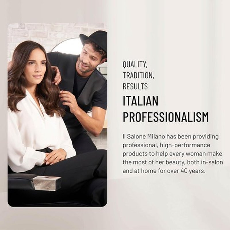 Il Salone Milano Plex Rebuilder - Yellow Remover Hair Dye Kit for Blonde, Grey & White Hair - Neutralizes Brassy Tones - Professional Salon Quality
