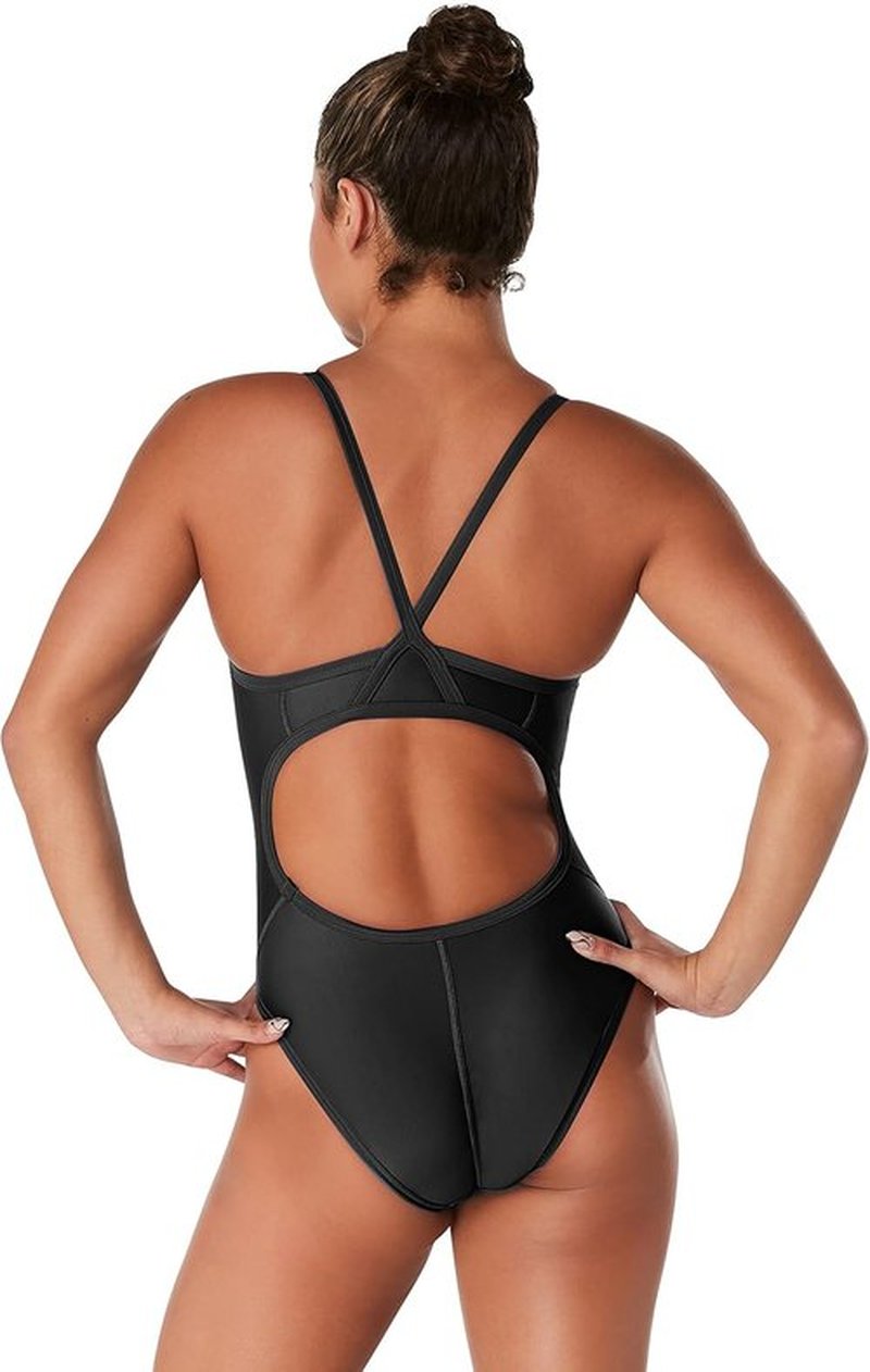 Speedo Women's One-Piece Swimsuit - ProLT Flyback Design in Team Colors for Optimal Performance