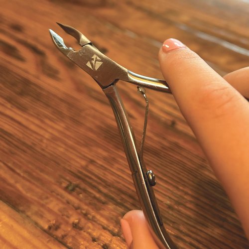 ClipperPro® Stainless Steel Cuticle Nippers - Cuticle Clippers for Nail Care Pedicure Manicure Nail Tools - Full Jaw Cuticle Remover Tool Nail Care, High Precision Blade, Easy Grip