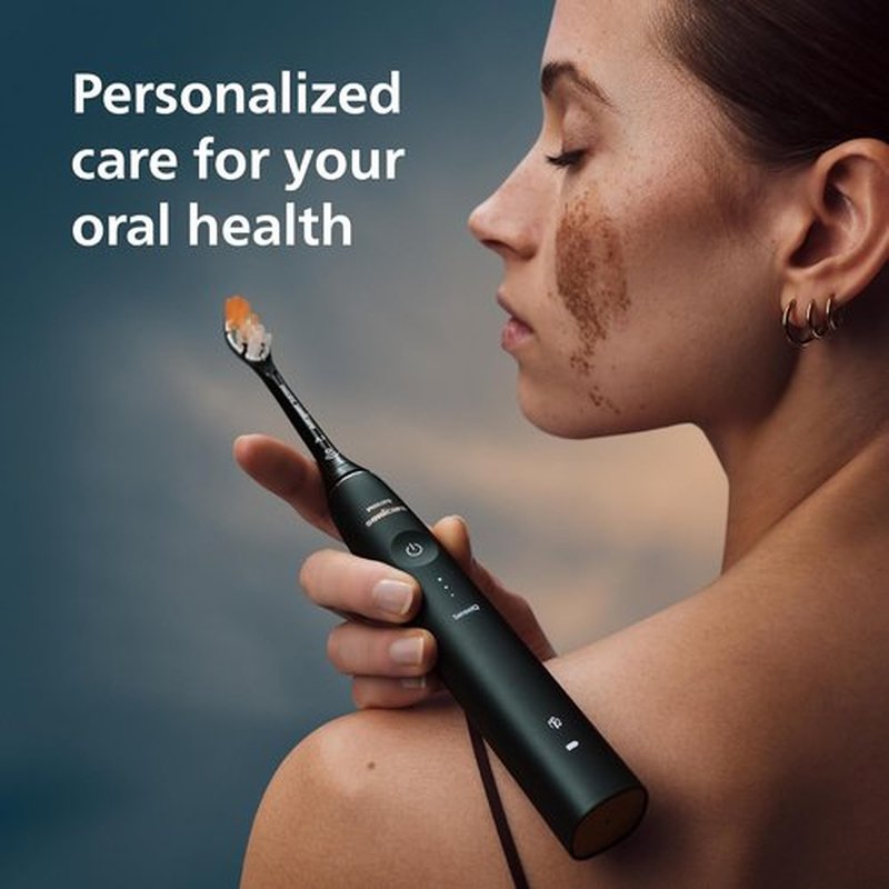 Philips Sonicare DiamondClean 9900 Prestige Electric Toothbrush - SenseIQ Technology, 5 Modes, Midnight Blue, Model HX9990/12