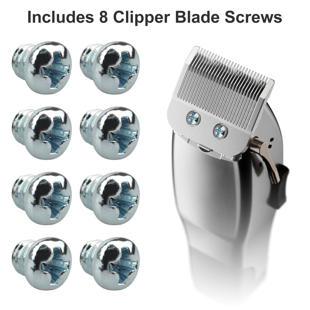 Screw Man for univen Clipper Blade Screws(8 Pcs) Fits Andis Master ML Replaces 01053