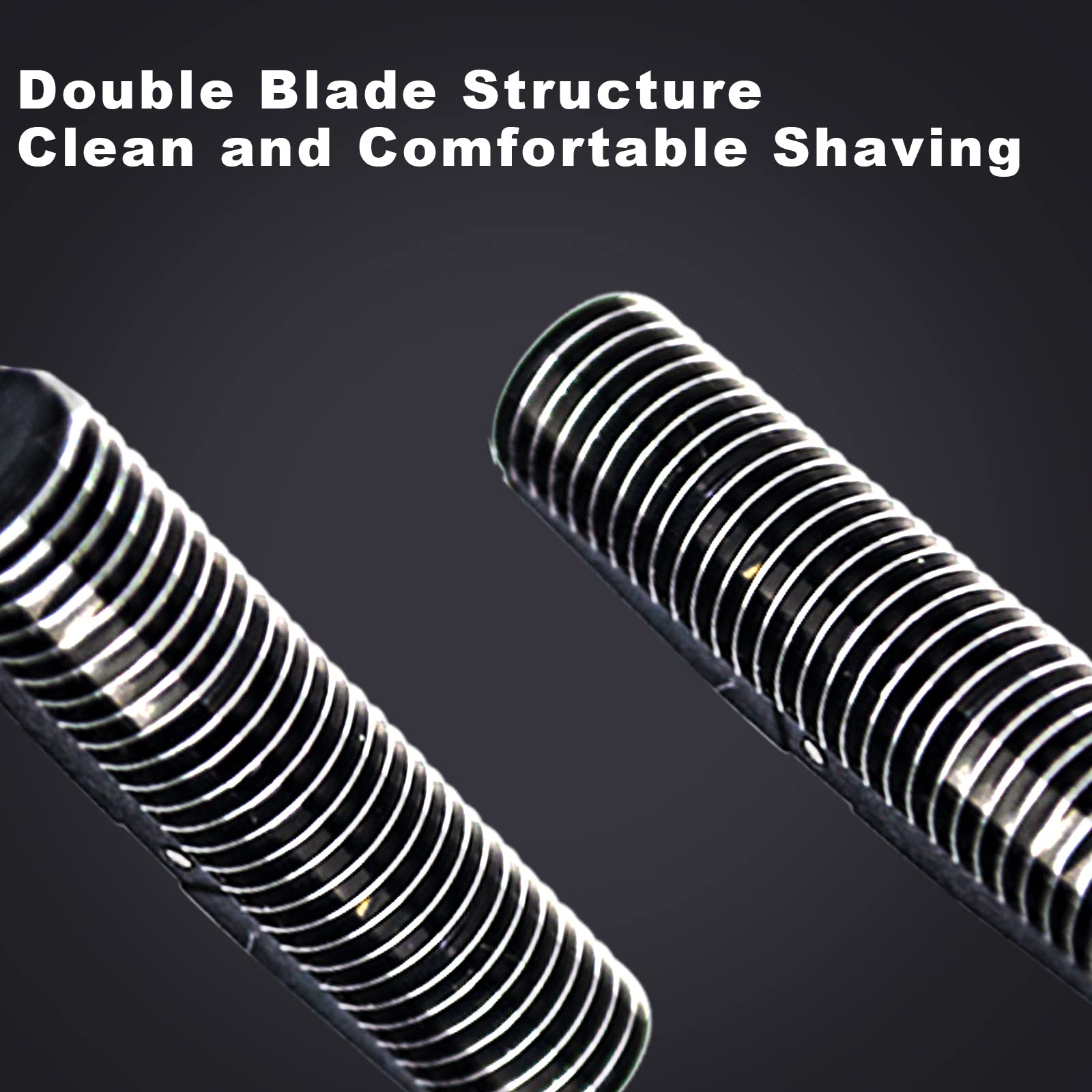 Replacment Foil and Cutter for Babyliss Pro MetalFX Double Foil Shavers Head，2 Count,Gold