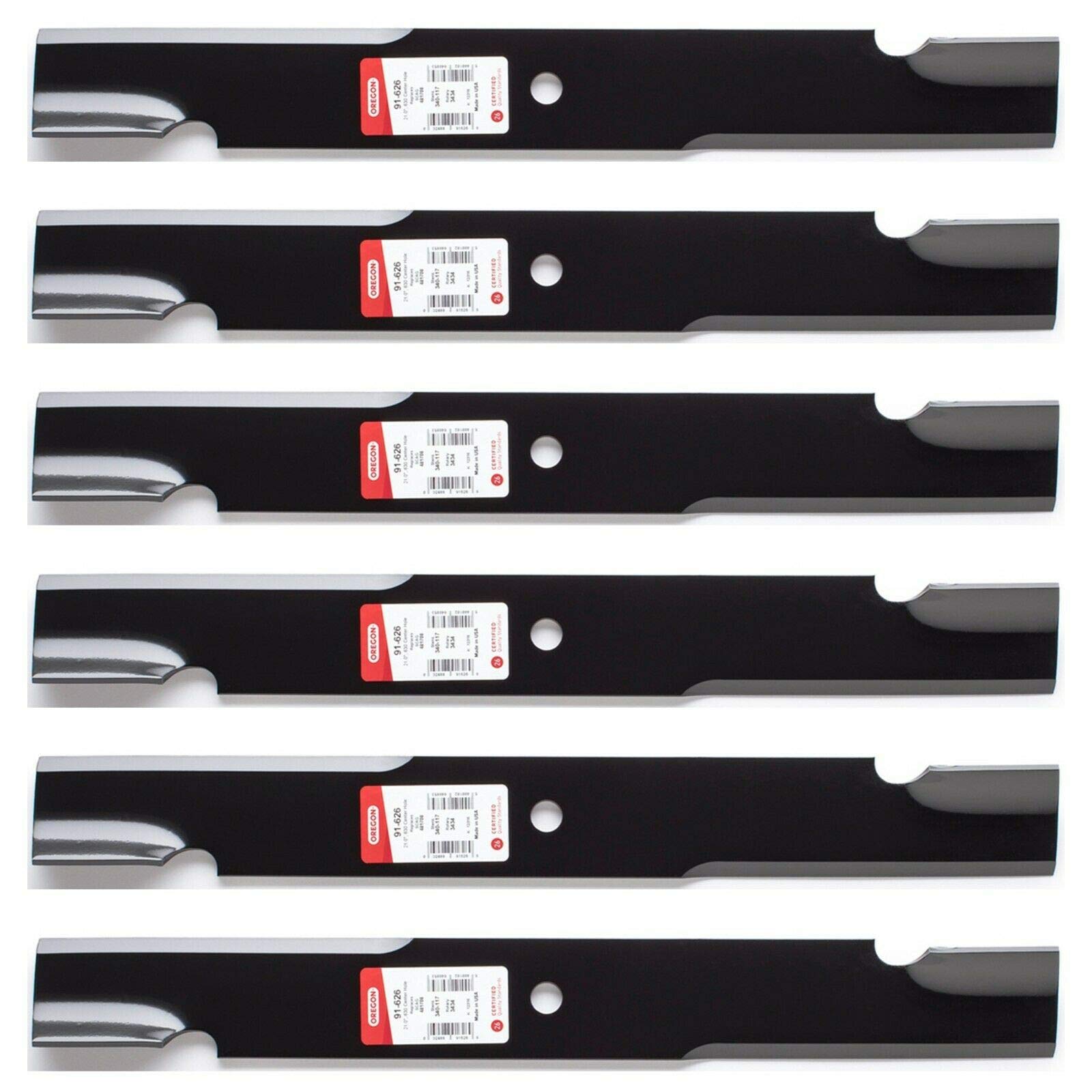 6PK Oregon 91-626 Blade for 61" Scag 48111 481708 Ferris 5020842 5101755 Simplicity 5022808ASM