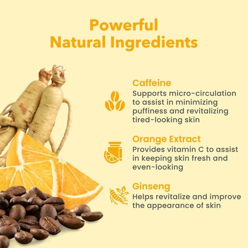 Patchology Wake Up Call Caffeine Facial Sheet Mask – Hydrating Face Mask with Caffeine, Orange Extract & Ginseng – Helps Refresh and Depuff Skin in 10 Minutes – Morning Skincare (4 Count)