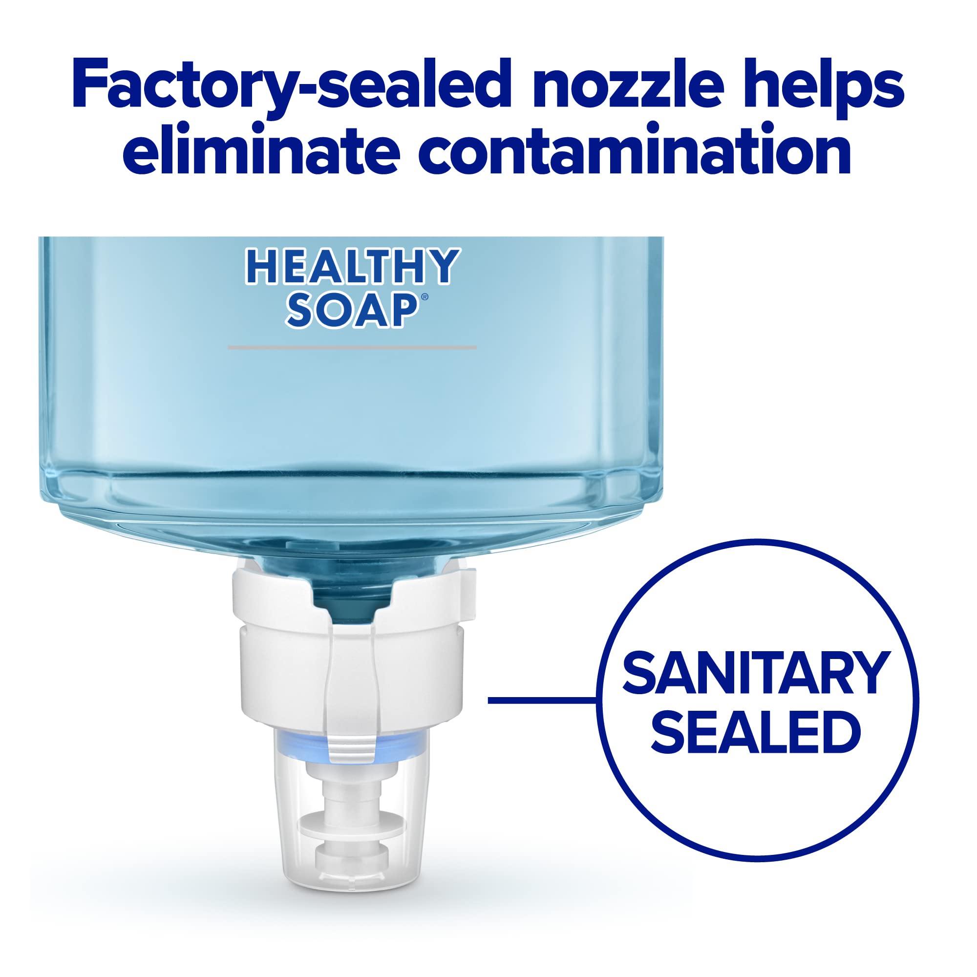 PURELL Brand HEALTHY SOAP 0.5% BAK Antimicrobial Foam, Lightly Fragranced, 1200 mL Refill for PURELL ES4 Manual Soap Dispenser (Pack of 2) - 5079-02 - Manufactured by GOJO, Inc.