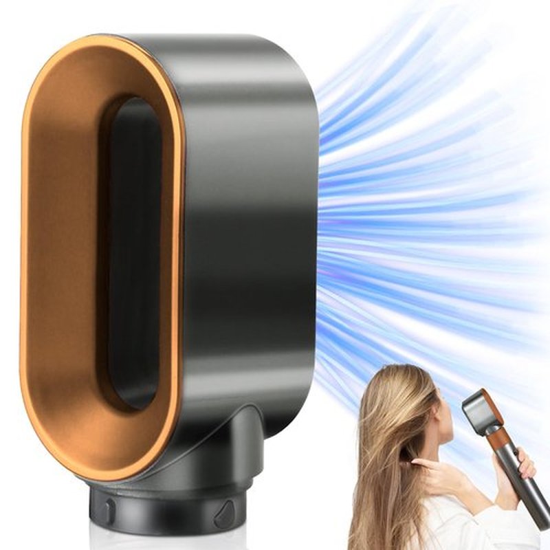Pre-Styling Dryer Nozzle for Dyson Airwrap Styler Attachment,Replacement Pre-Styling Dryer for Air wrap HS01 HS05 Accessories (Gold)