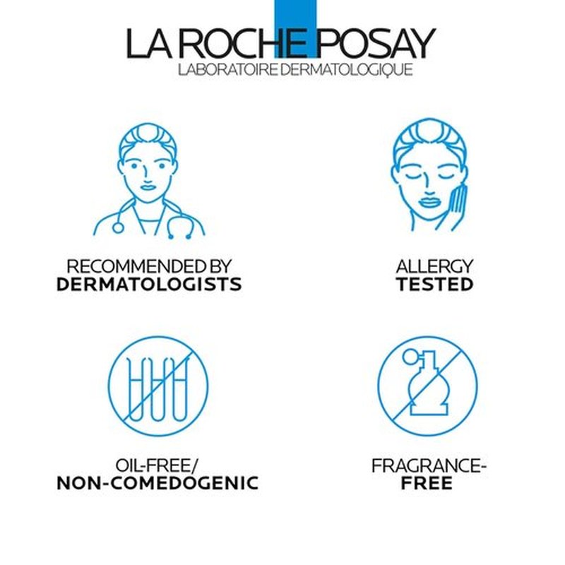 La Roche-Posay Toleriane Foaming Facial Cleanser - Oil-Free Face Wash with Niacinamide & Ceramides for Sensitive Skin