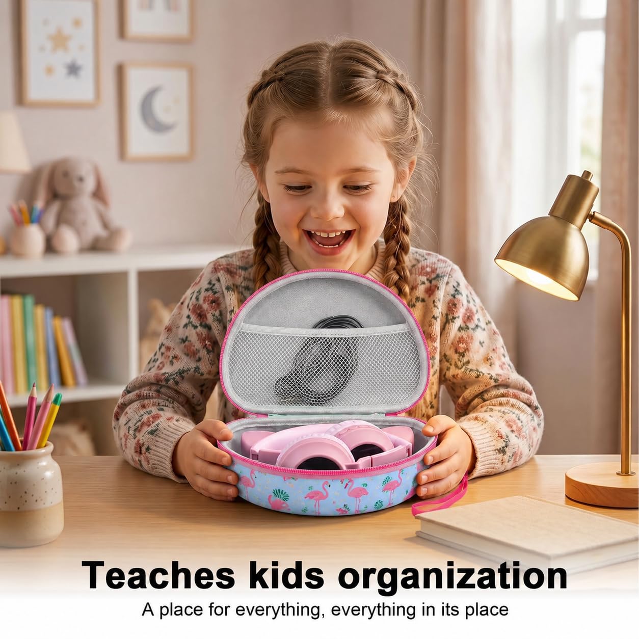 PAIYULE Kids Headphone Case for Riwbox CT-7S/CT-7, for iClever IC-HS01