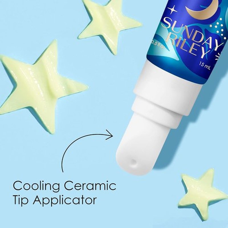 Sunday Riley Retinol + Niacinamide Eye Serum - Anti-Aging Treatment for Dark Circles & Wrinkles