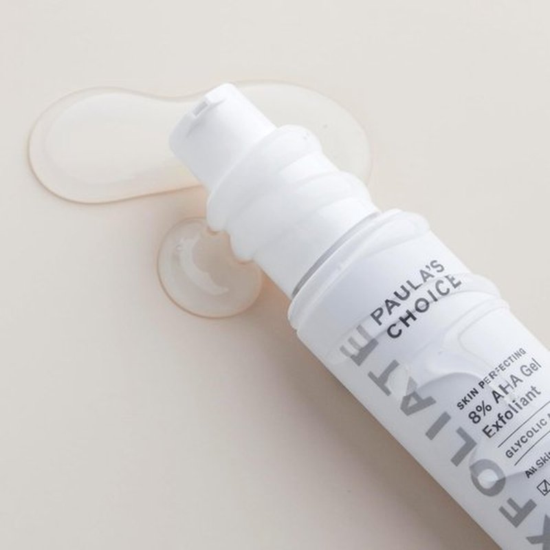 Paula's Choice AHA Exfoliant Gel - 8% Glycolic Acid with Chamomile & Green Tea | Gentle Leave-On for All Skin Types