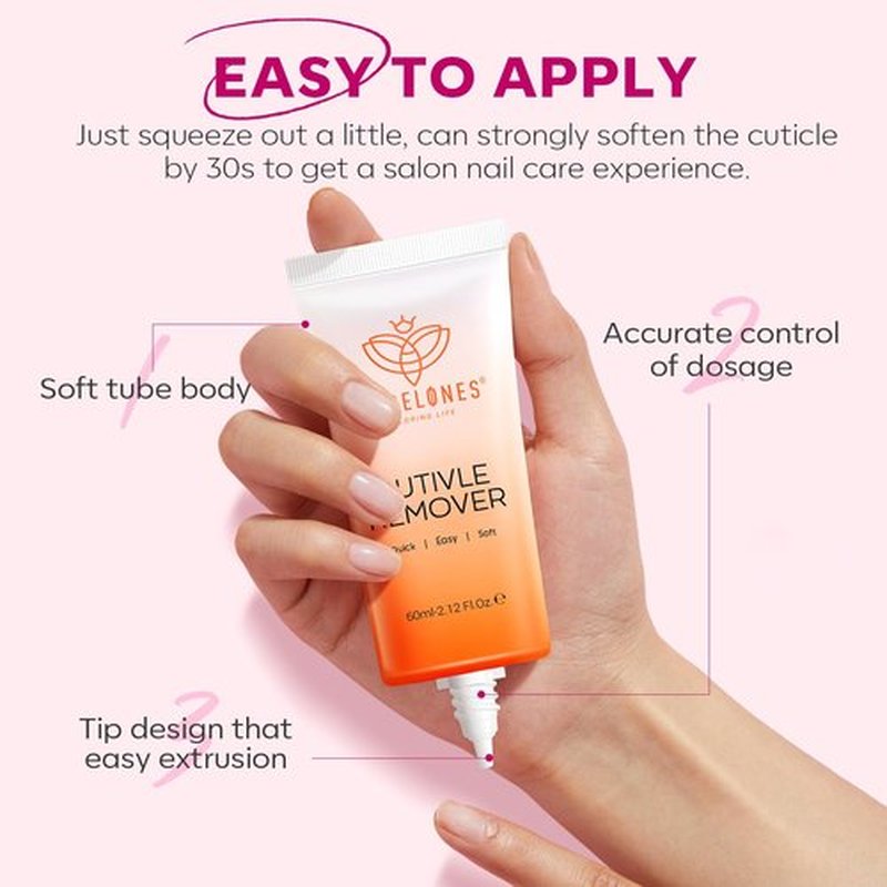 Modelones Cuticle Remover Kit - Complete Cuticle Care Set with Trimmer, Oil & Nipper for DIY Manicure