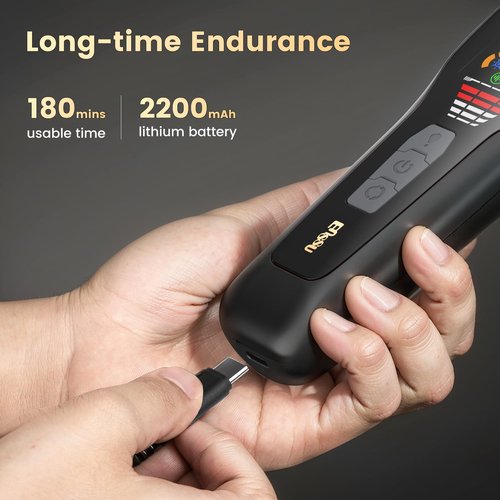 ENSSU Hair Clippers for Men, Cordless Hair Clipper Kit with Adjustable 4 Length Setting, Professional Barber Clippers and Trimmer Set, Rechargeable Barber Clippers for Hair Cutting & Grooming