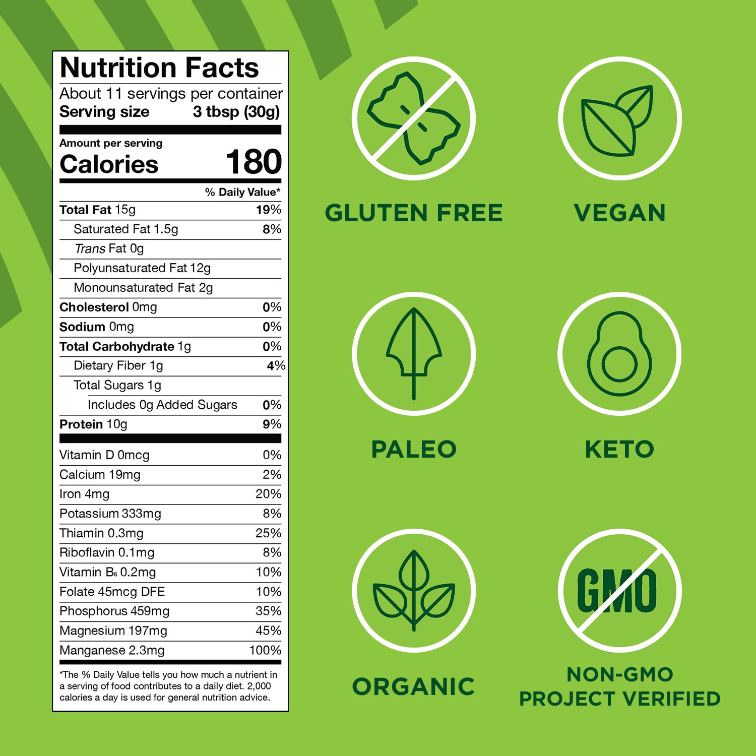 Manitoba Harvest Organic Hemp Hearts, 12oz, 10g Plant Based Protein and 12g Omega 3 & 6 per Srv, Smoothies, yogurt & salad, Non-GMO, Vegan, Keto, Paleo, Gluten Free