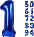 Regine Switzerland 40-Inch Night Blue Number 1 Balloon - Perfect First Birthday Decoration for Girls