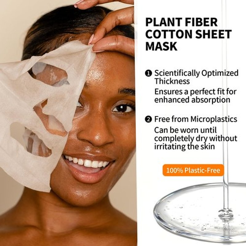 RAZUYEN Firming and Moisturizing Sheet Face Masks (Pack of 10) with Hyaluronic Acid and Peptides, Reduce Fine Lines and Wrinkles, Hydrating & Anti-Aging Spa Face Mask, Facial Skin Care