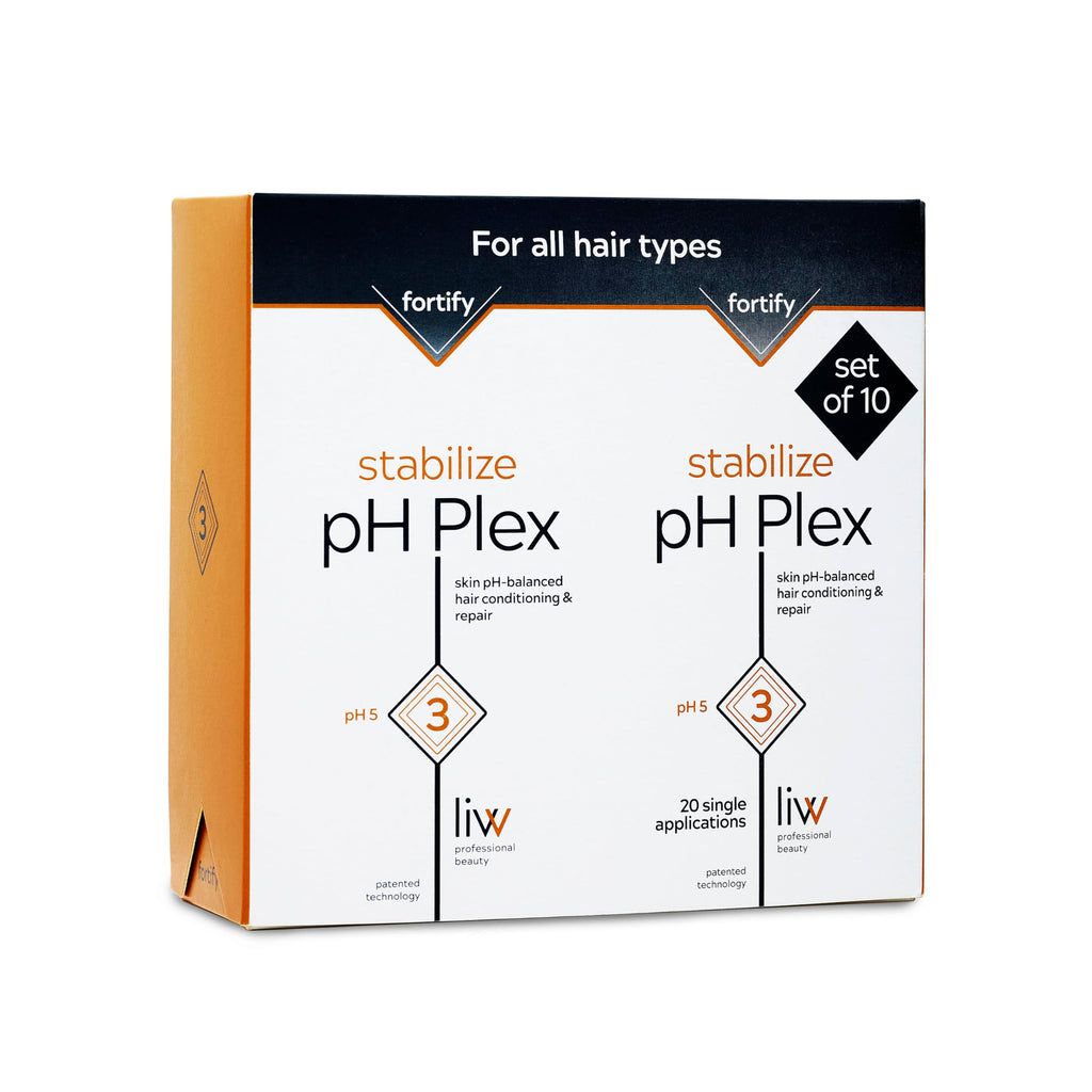 pH Plex Nourishing Hair Mask Treatment - Fortifies Color and Bleaching Effects - Salon Quality Results at Home - Value Pack (10 Double Sachets)