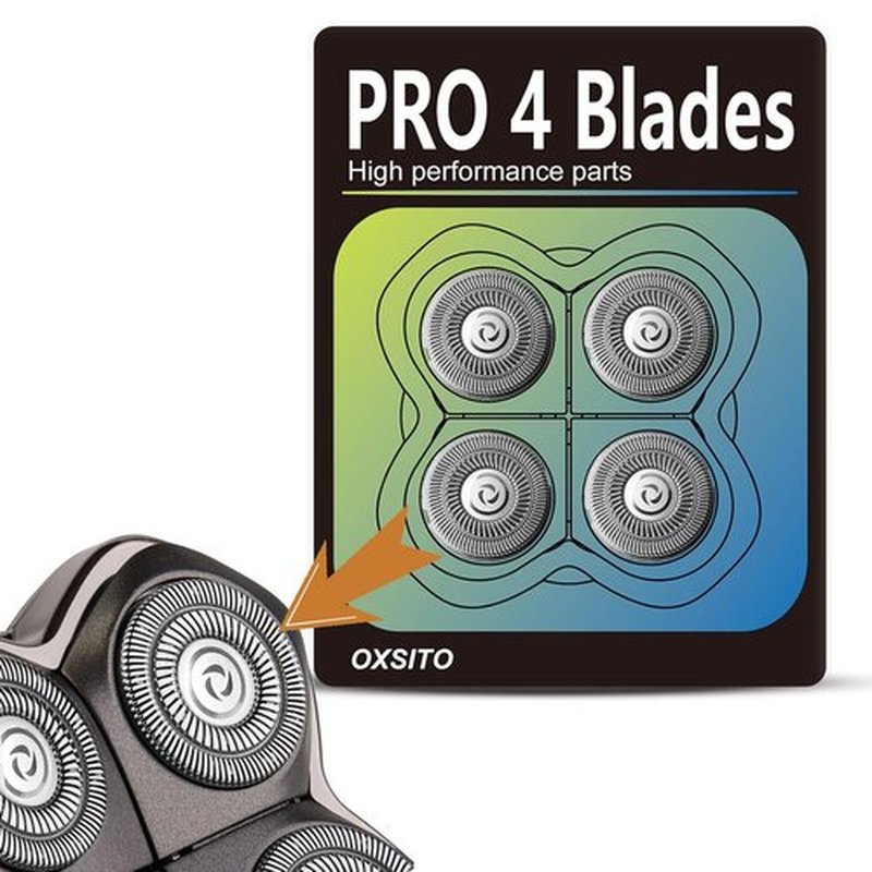 Gold PRO 12 Pack Replacement Blades - Precision Grooming for Head, Face & Body | Compatible with Silver PRO & Platinum PRO