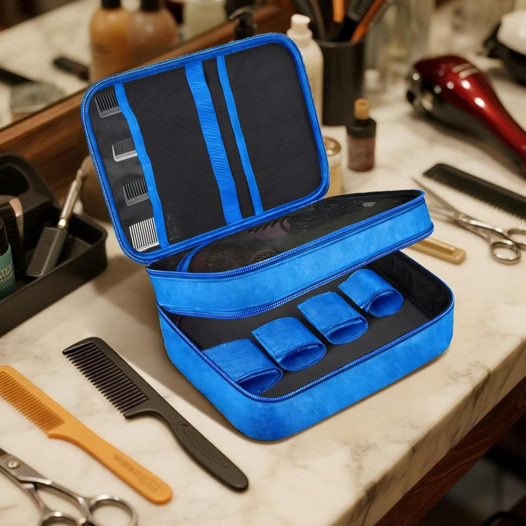 Hair Clipper Bag for Barbers, Clippers, Guards, Shears and Accessories