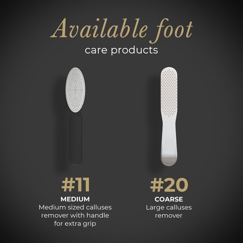 Diamancel Luxury Diamond Foot Callus File Rasp & Buffer – Canadian Professional Grade Pedicure Care for Calluses and Rough Skin (#20 Coarse Grit)