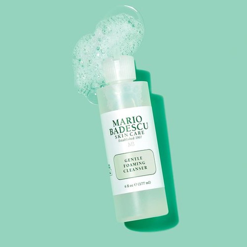Mario Badescu Gentle Foaming Facial Cleanser - Deep Cleansing & Hydrating Face Wash 6 oz