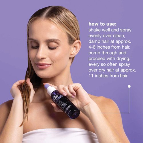 milk_shake Silver Shine Toning Spray - Platinum Hair Violet Pigment Spray | Counteracts Unwanted Yellow/Golden Tones| Strengthens and Hydrates | 3.4 fl oz (100 ml)