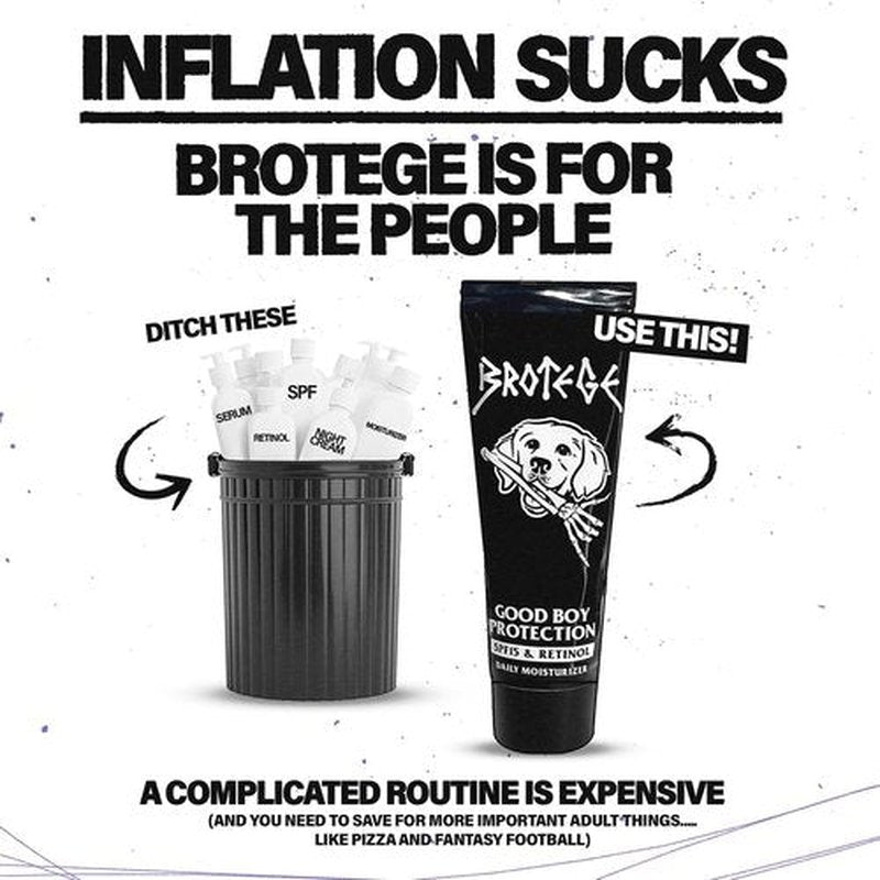 Brotege Daily Anti-Aging Face Moisturizer for Men with SPF15 Sunscreen & Retinol | Fragrance-Free, Non-Greasy Facial Moisturizer Sun Protection Formula to Fight Fine Lines & Wrinkles