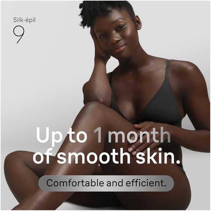 Braun Silk-épil 9 Epilator - Women's Hair Removal Device with Pivoting Head & Wet/Dry Functionality