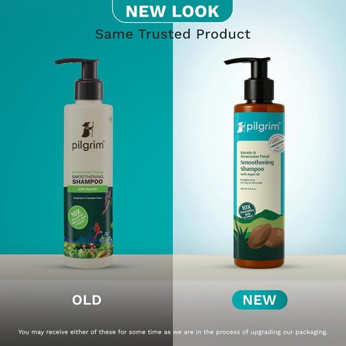 Pilgrim Hair Smoothing Shampoo - Anti-Frizz Formula for Silky, Bouncy Hair | Sulfate-Free | 6.76 Fl Oz (200ml)