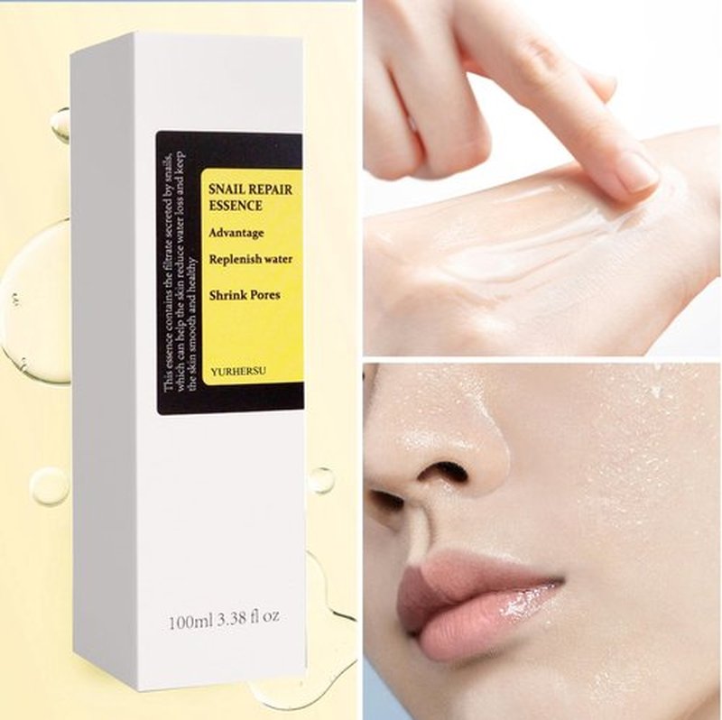 OYUFO Snail Mucin Power Repairing Essence, with 96.3% Snail Secretion Filtrate, Replenish Water Shrink Pores, Hydrating Serum for Face Wrinkles & Fine Lines & Dull Skin; 100ml, 3.38 fl.oz;
