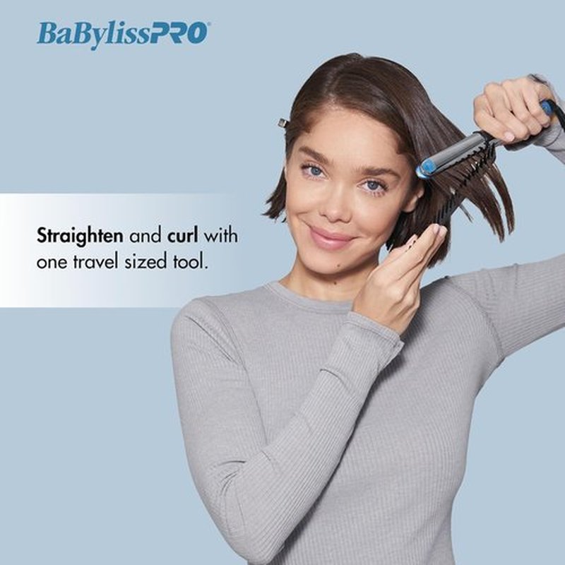 BaBylissPRO Nano Titanium Styling Iron - 3/4" Ionic Mini Iron for All Hair Types