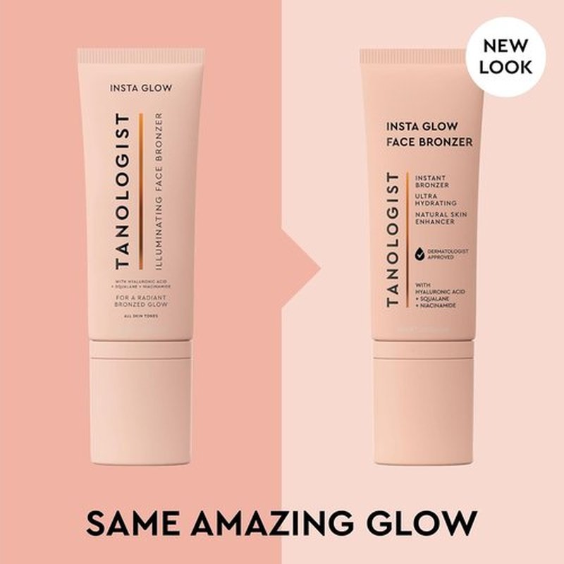 Tanologist Insta Glow Face Bronzer - Illuminating Cream for Instant Radiant Glow | Lightweight & Vegan, 2.02 fl. oz/60 ml