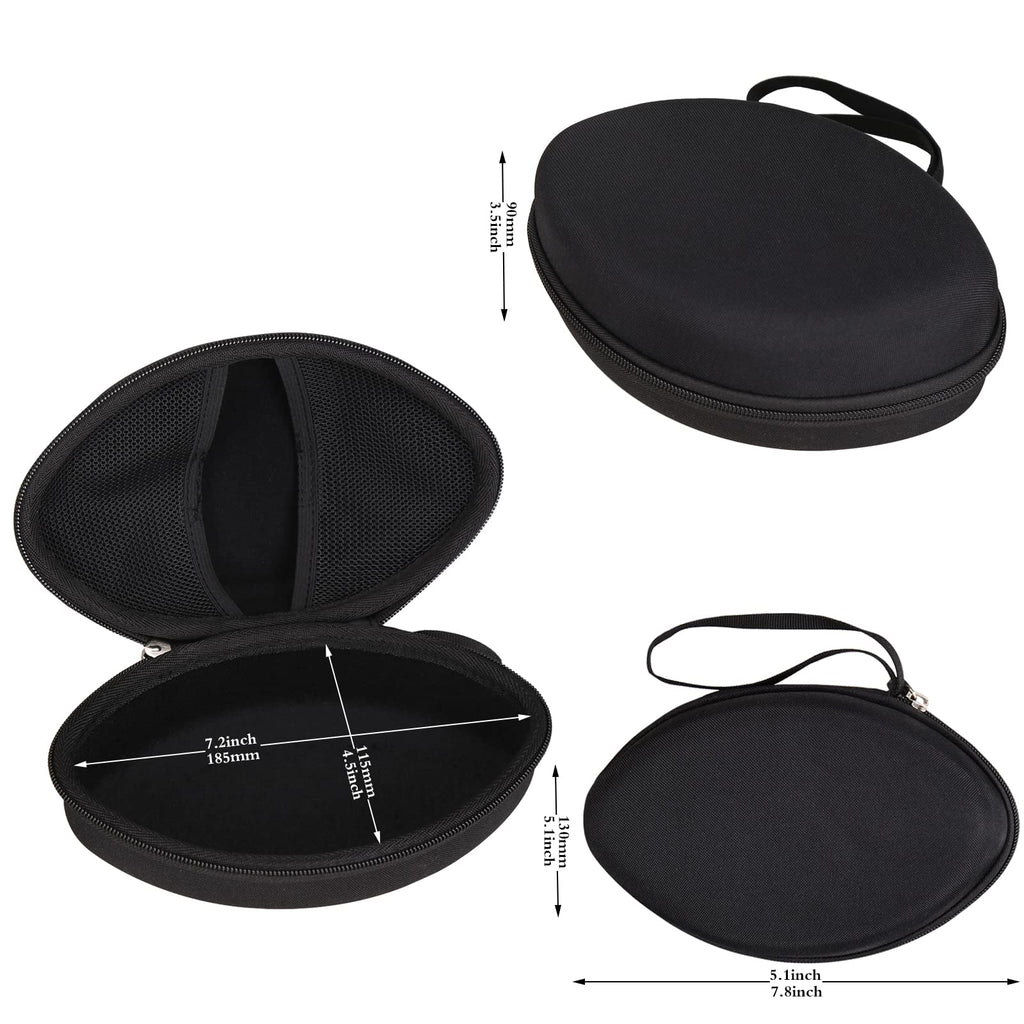 Aproca Case Compatible with Skullcandy Crusher Evo Wireless Bluetooth Headphones, Portable Storage Bag for Accessories -Black (Case Only)