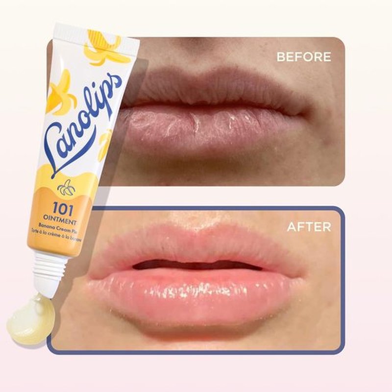 Lanolin 101 Multipurpose Ointment - Healing Lip Balm & Skin Moisturizer - Banana Cream Pie (0.35 oz)