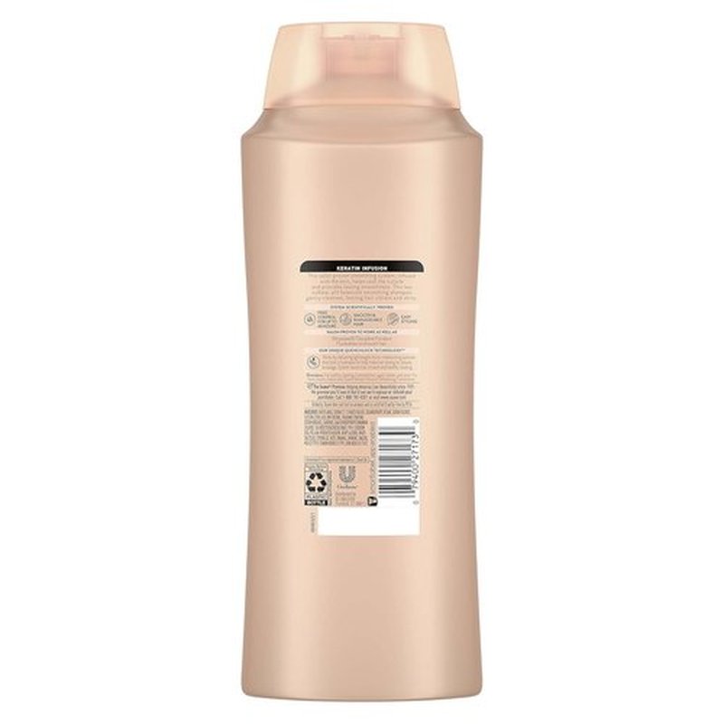 Suave Professionals Smoothing Shampoo - Keratin Infusion for Dry Hair | 48-Hour Frizz Control, 28 oz (Pack of 4)