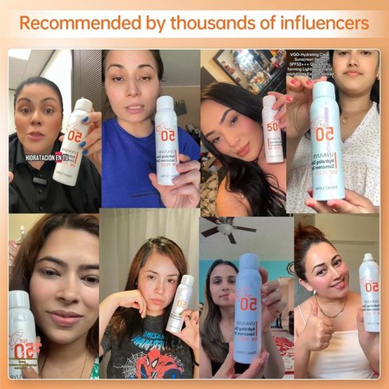 **Sunscreen Spray SPF 50+ - Reef Safe Broad Spectrum UVA/UVB Protection | Oil-Free, Water Resistant, 5.07oz**