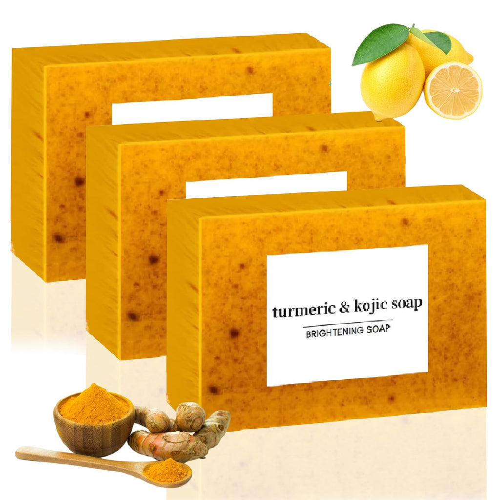 guluxly Lemon Soap, Lemon Soap Bar with Vitamin C for Face & Body (3)