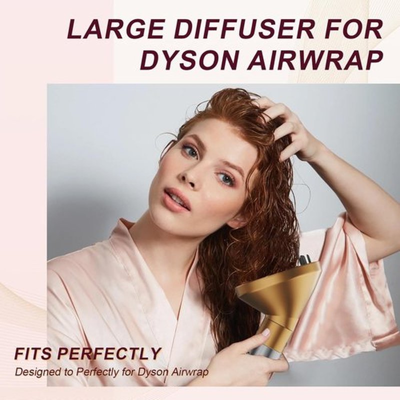 Dyson | Upgraded Large Diffuser Attachment for Airwrap Styler - Converts to Hair Dryer Nozzle