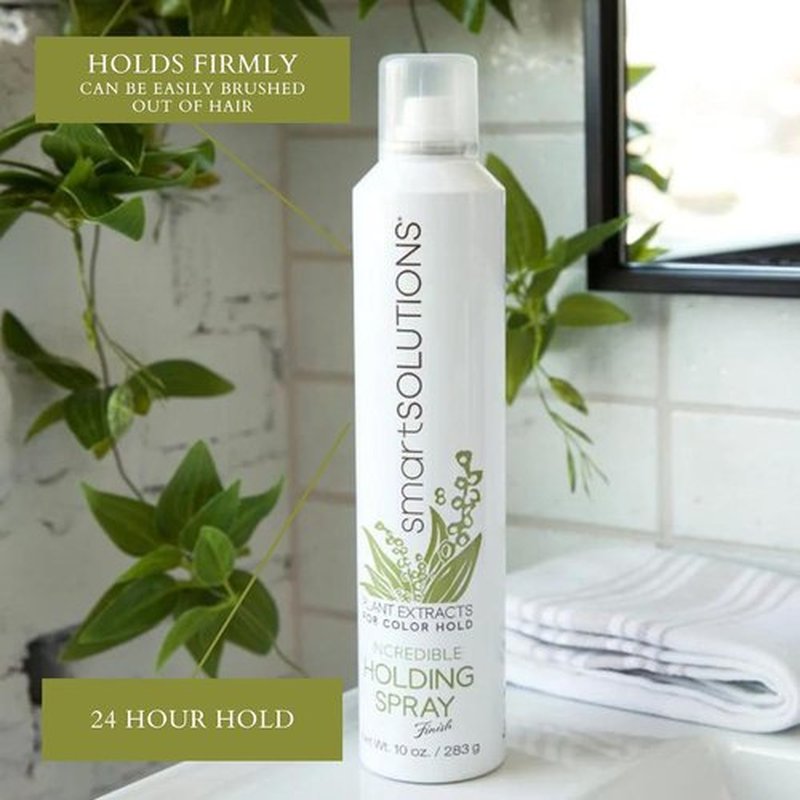 SMART SOLUTIONS Incredible Holding Spray - 10 oz | 24-Hour Humidity Resistance | Tames Frizz, Non-Sticky Finish