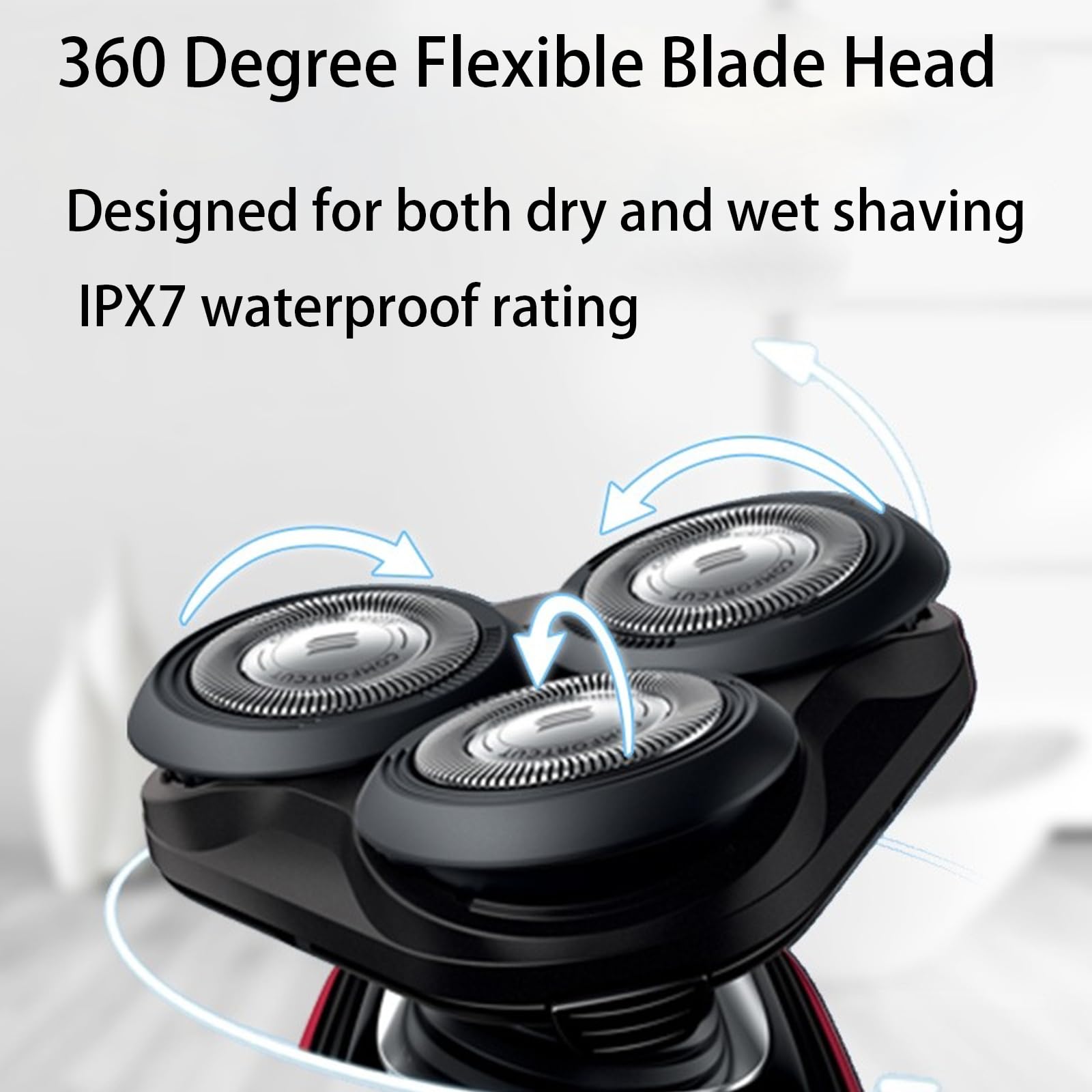 SH50 Replacement Blades Head Part Compatible with Philipss Norelcos 5000 Replacement Heads for Series 5000 (S5xxx), PT7xx, PT8xx,SH50 Replacement Blades for Series 5000 Razors