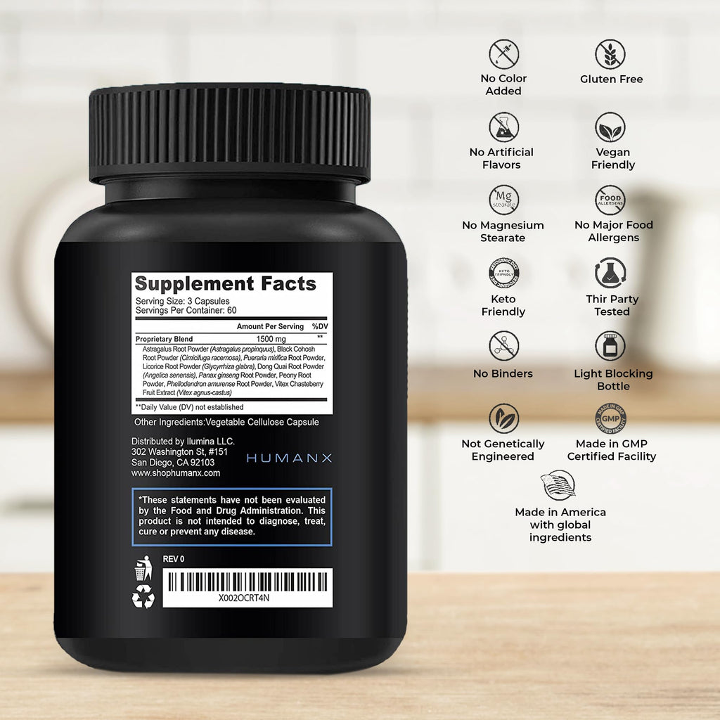 HUMANX VertiGone - Vertigo Relief - Time-Tested Ingredients - Ancient Natural Inner Ear Balance Supplement - Relieves Dizziness, Nausea, Spinning & Swaying Sensations - Non GMO - Dizzy Aid Pills