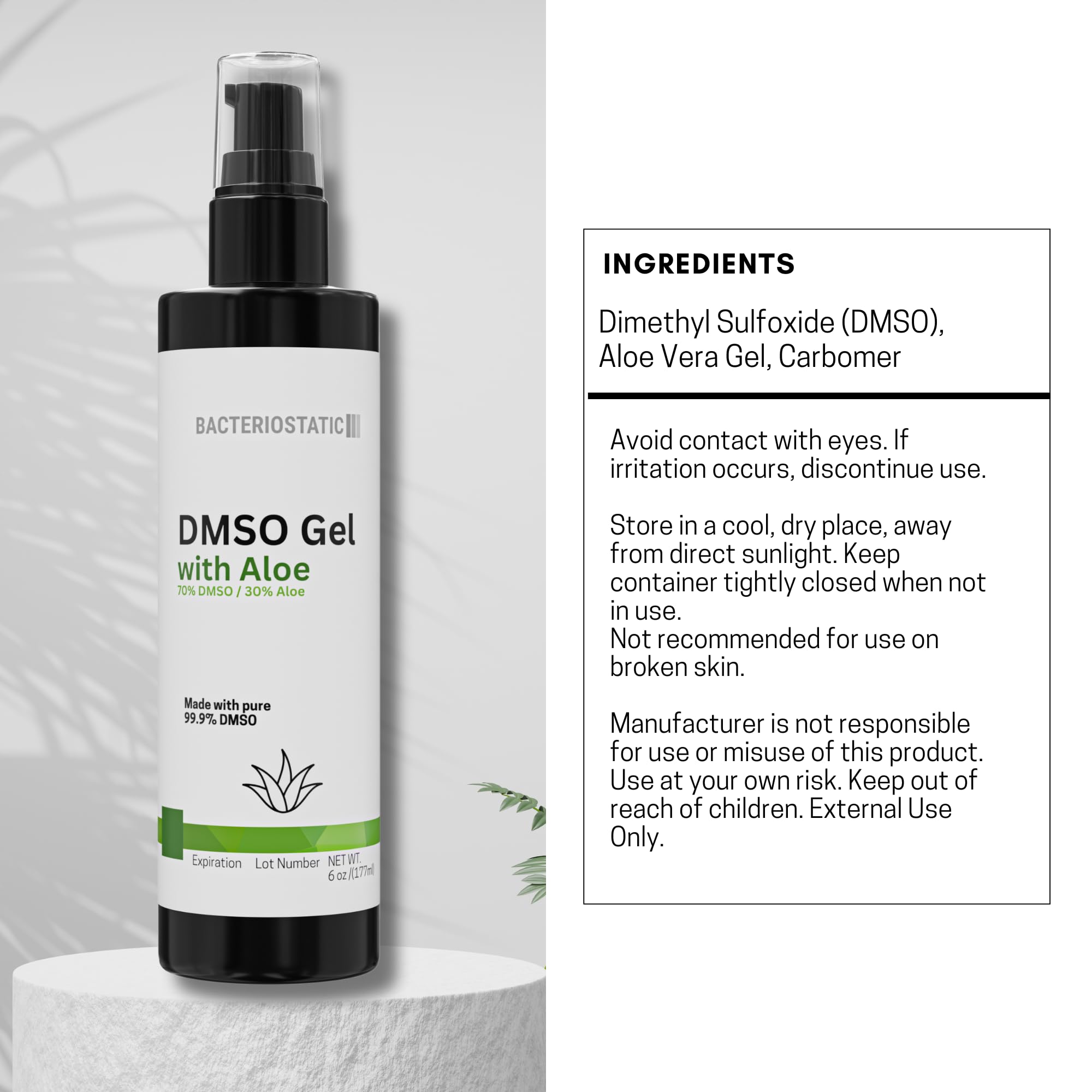 BACTERIOSTATIC DMSO (DMSO Gel)