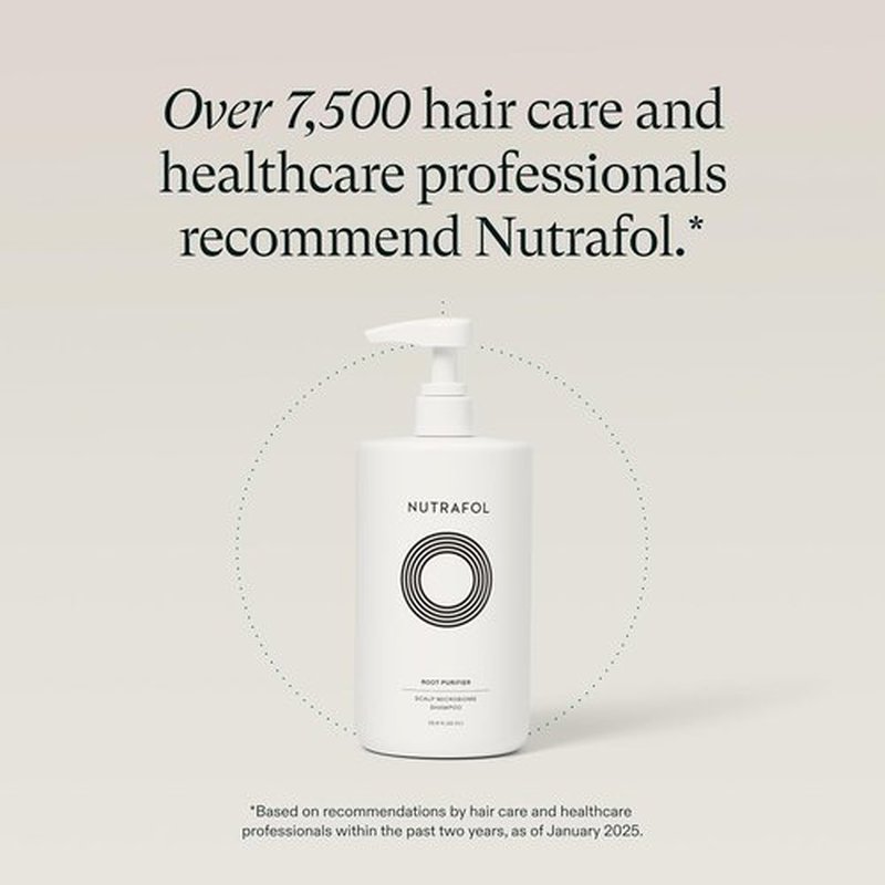Nutrafol Shampoo - Cleanse & Hydrate Thinning Hair | Improves Volume, Strength & Texture