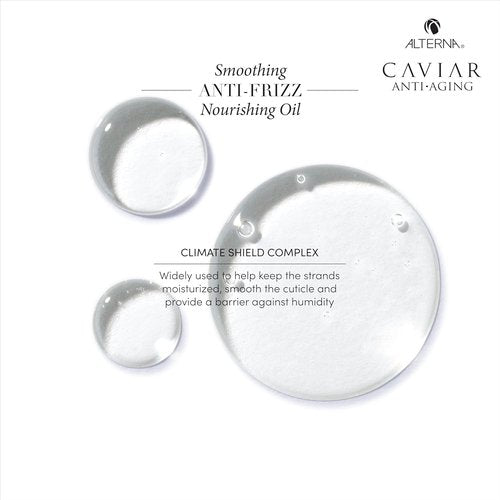 Alterna Caviar Anti-Aging Nourishing Oil - Lightweight Frizz Control Treatment | 1.7 Fl Oz