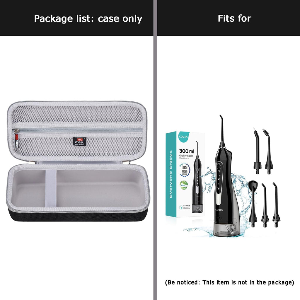 FBLFOBELI Hard Case for Nicwell/COSLUS/Oralfree/Waterpik Water Flosser