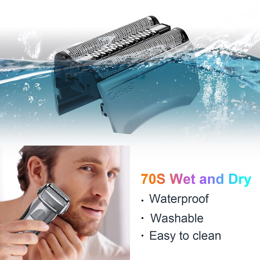 Series 7 70S Shaver head Compatible with Braun Series 7 Shavers