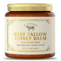 Dr. Miraculous 100% Grass-Fed Whipped Beef Tallow and Honey Balm for Skin, Moisturizer for Face & Body with Organic Beeswax & Organic Honey Balm, All Natural Formula, 4.23OZ (120G)